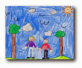 Sample KidsKards Fundraising Note Card