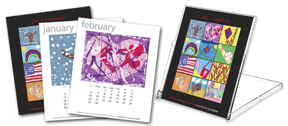 Sample KidsKards Fundraising Calendars